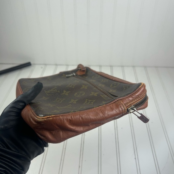 Louis Vuitton Pochette Second 184 Sport Brown Monogram Clutch Bag